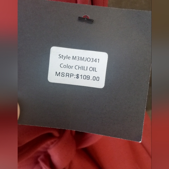 NWT Marc New York Andrew Sleeveless Chili-Red Trench Dress Size Small - Picture 12 of 13